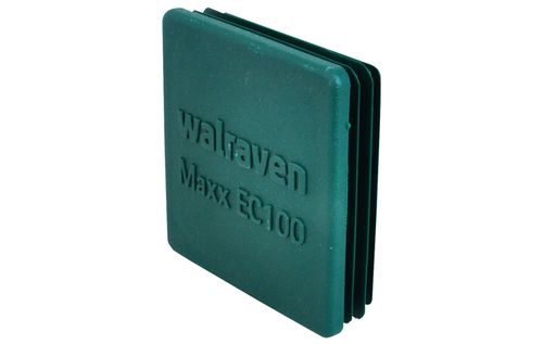 Walraven-Profilendstopfen-Maxx-EC100-Polyethylen-100x100x33-gruen-6566810 gallery number 1